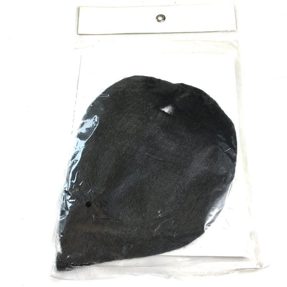 Full Straight Black Beard & Moustache Rubies 2045 NWT - Picture 7 of 9